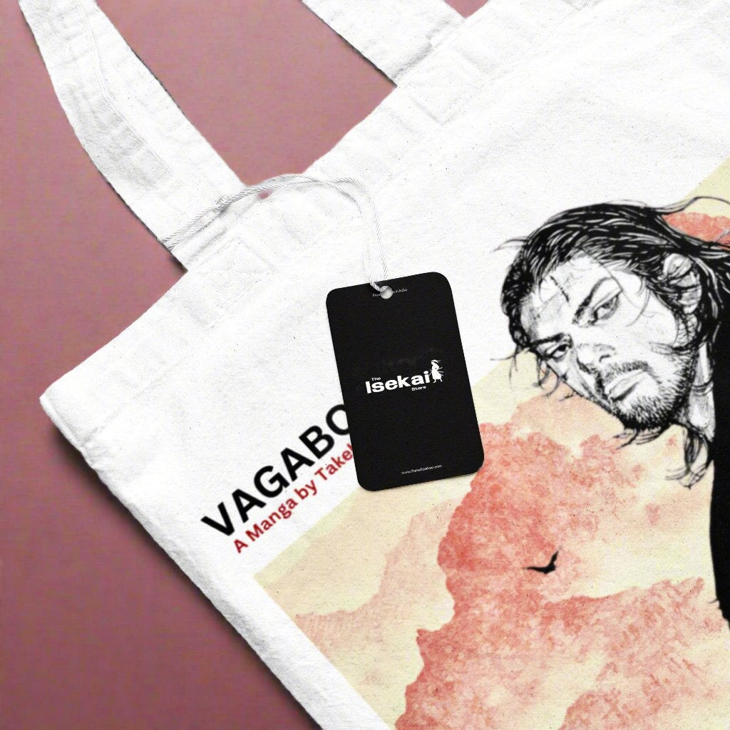 Vagabond - Printed Zipper Tote Bag